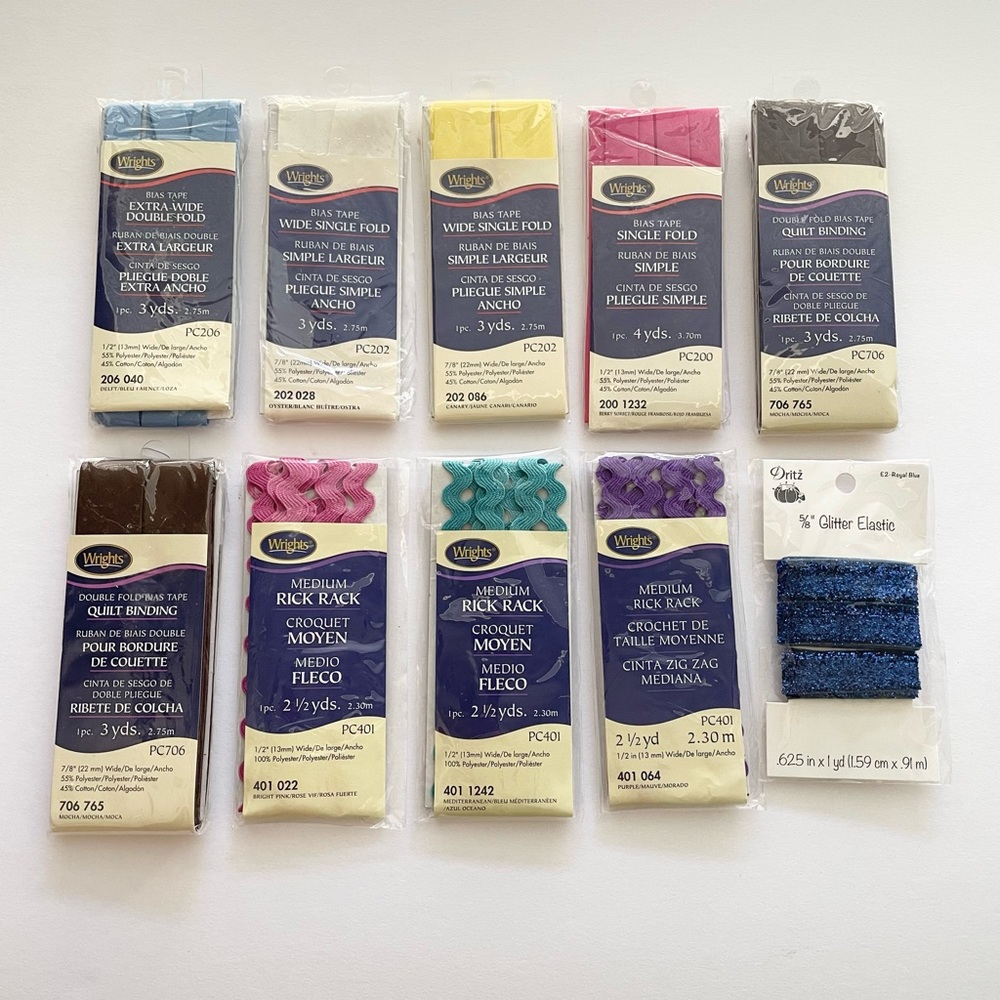 Wright’s Bias Tape and Rick Rack Lot